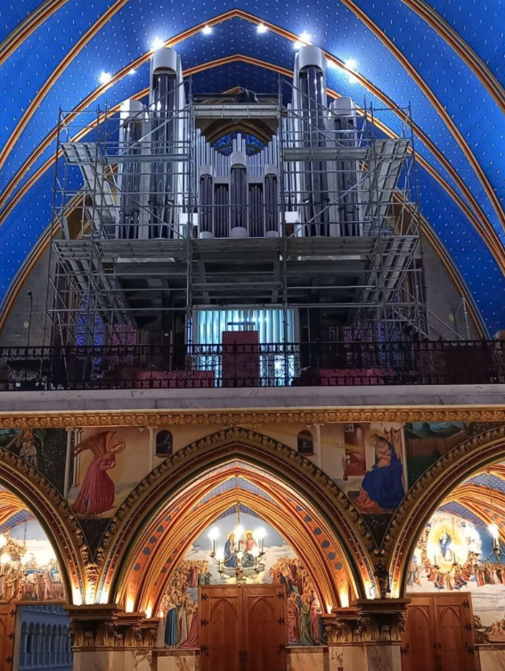 Osnabrücker Kirchenorgel endlich aufgebaut!