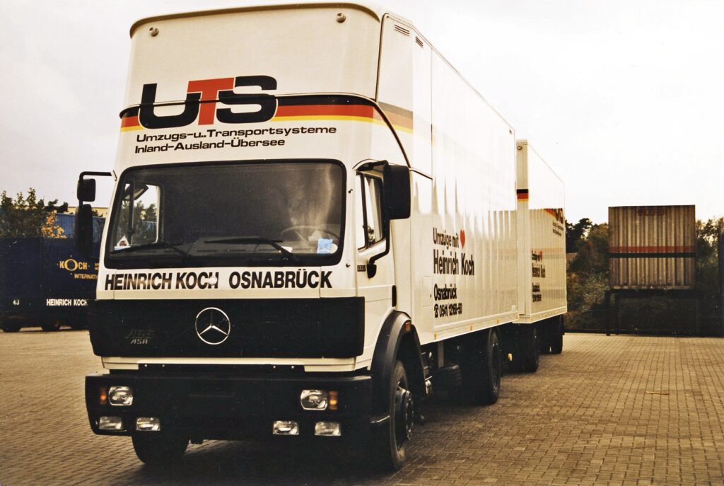 LKW von KOCH Umzugslogistik – Firmenfahrzeug der Umzugslogistik in Osnabrück, Niedersachsen