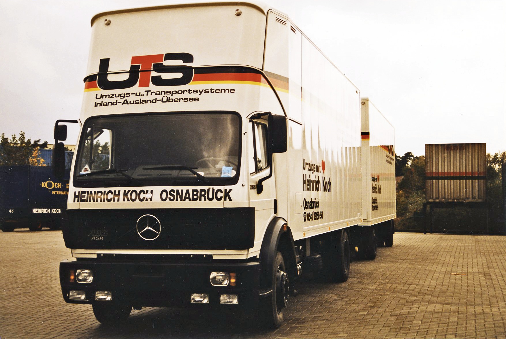 LKW von KOCH Umzugslogistik – Firmenfahrzeug der Umzugslogistik in Osnabrück, Niedersachsen