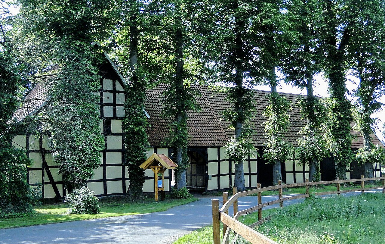 Blick auf den Möllenkamp in Rieste (Landkreis Osnabrück, Niedersachsen).