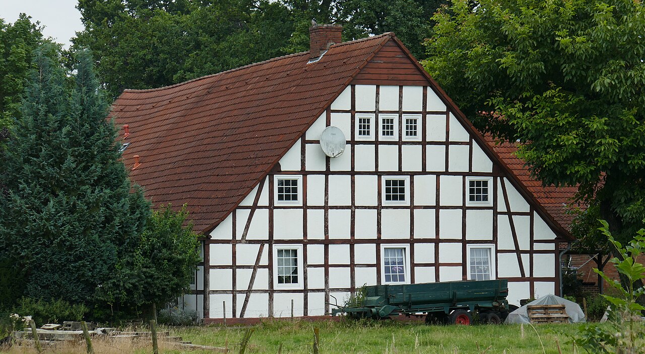 Glandorf Mersch – Hofanlagen und Grünland an der Hase im Osnabrücker Land.