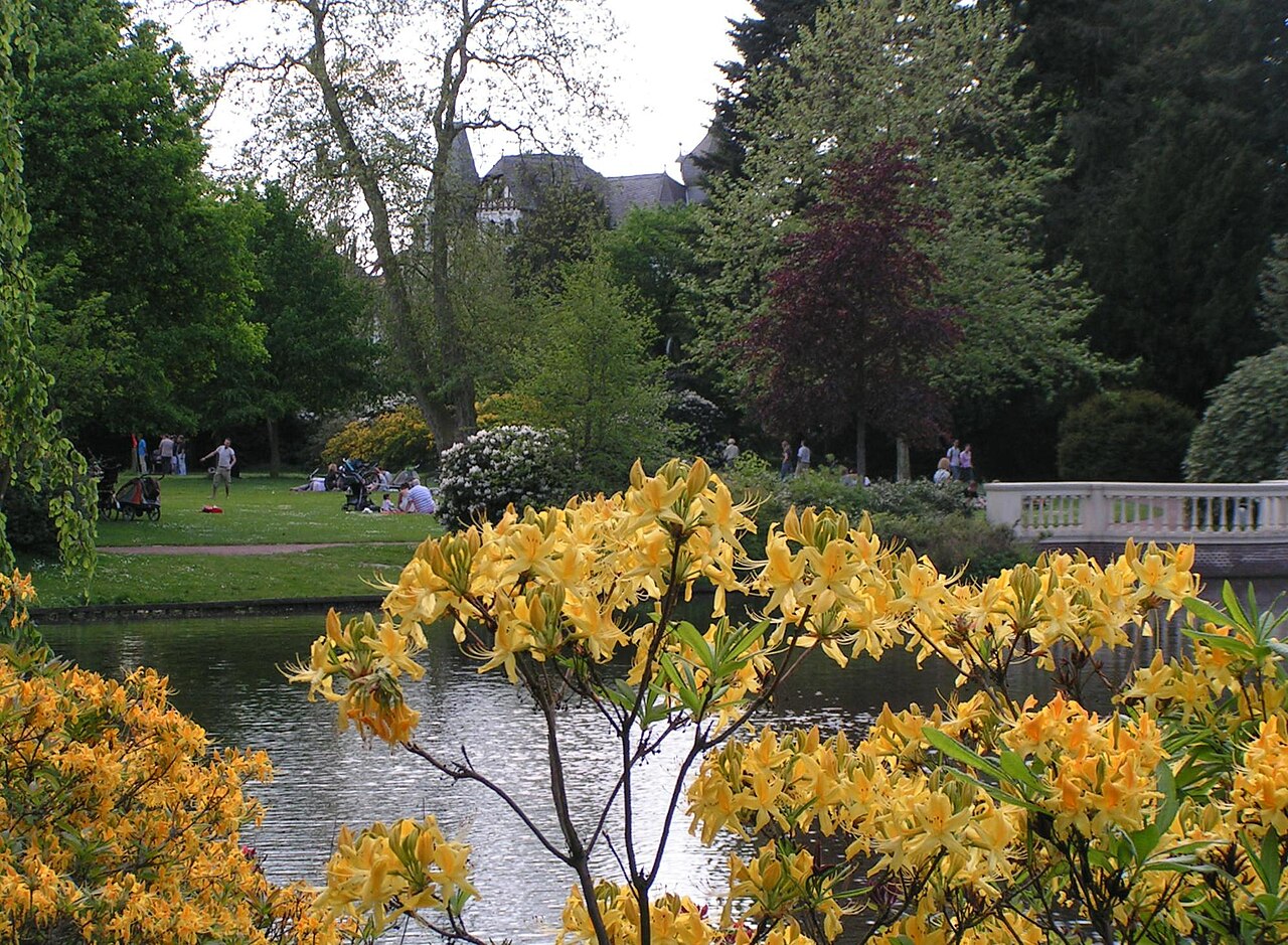 Oldenburg, Schlossgarten – Englischer Landschaftsgarten am Schlossplatz, Niedersachsen