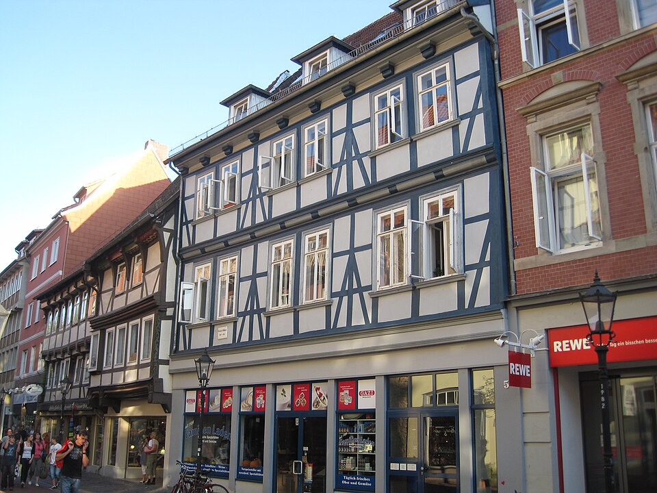 Fassade des Adelebsenschen Stadtpalais in Göttingen, Niedersachsen
