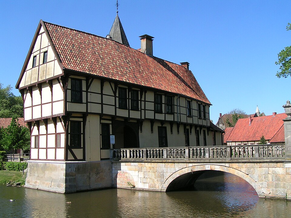 Steinfurt, Torhaus – Ehemaliges Burgtor der Residenz in Burgsteinfurt, Nordrhein-Westfalen
