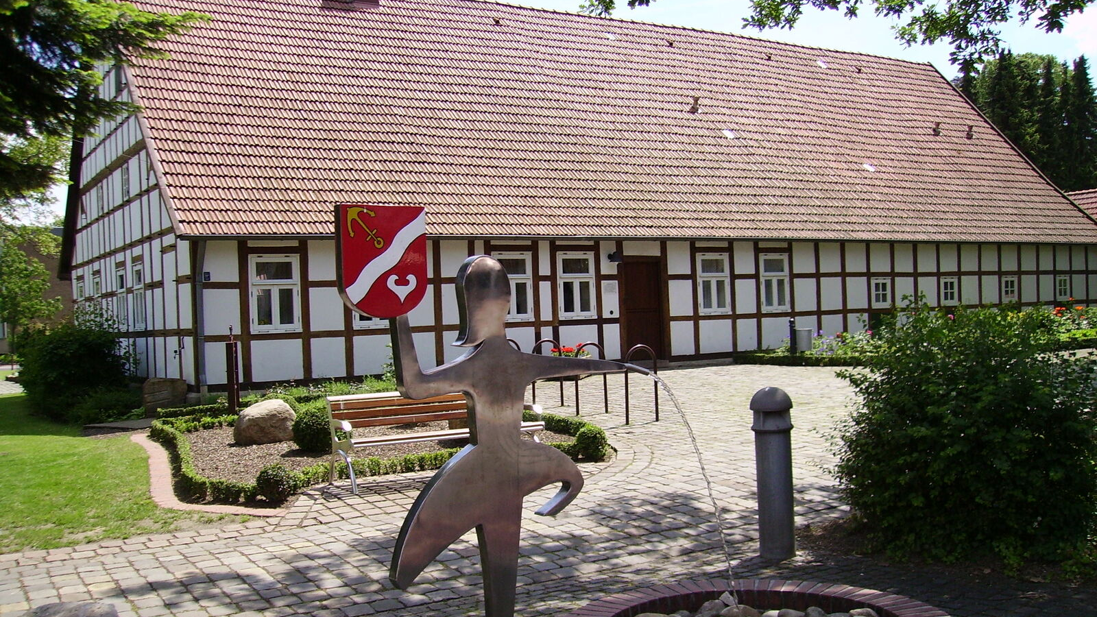 Haus Hehwerth – denkmalgeschütztes Fachwerkhaus in der Gemeinde Lotte in Deutschland.