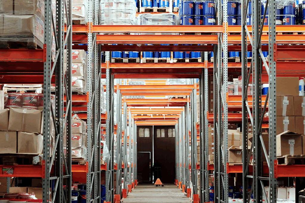 Lagergang bei KOCH Umzugslogistik – Lagerraum für Umzugsgut in Osnabrück, Niedersachsen
