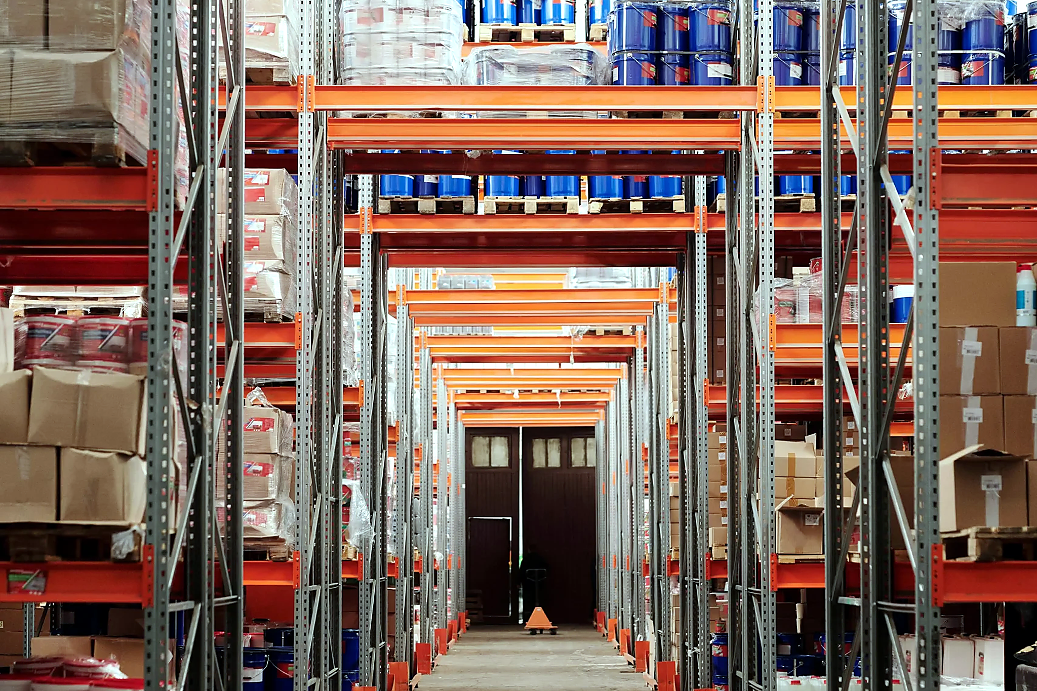 Lagergang bei KOCH Umzugslogistik – Lagerraum für Umzugsgut in Osnabrück, Niedersachsen