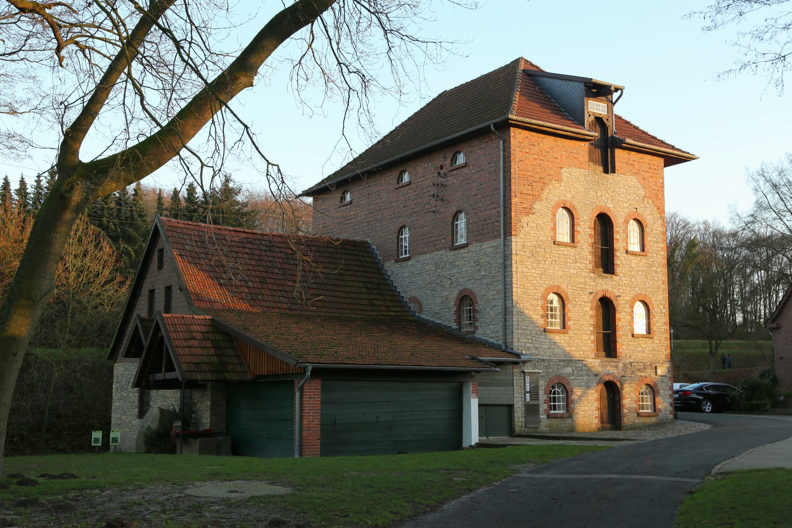 Historische Mühle Bohle im Ortsteil Wersen der Gemeinde Lotte in Nordrhein-Westfalen, Deutschland.