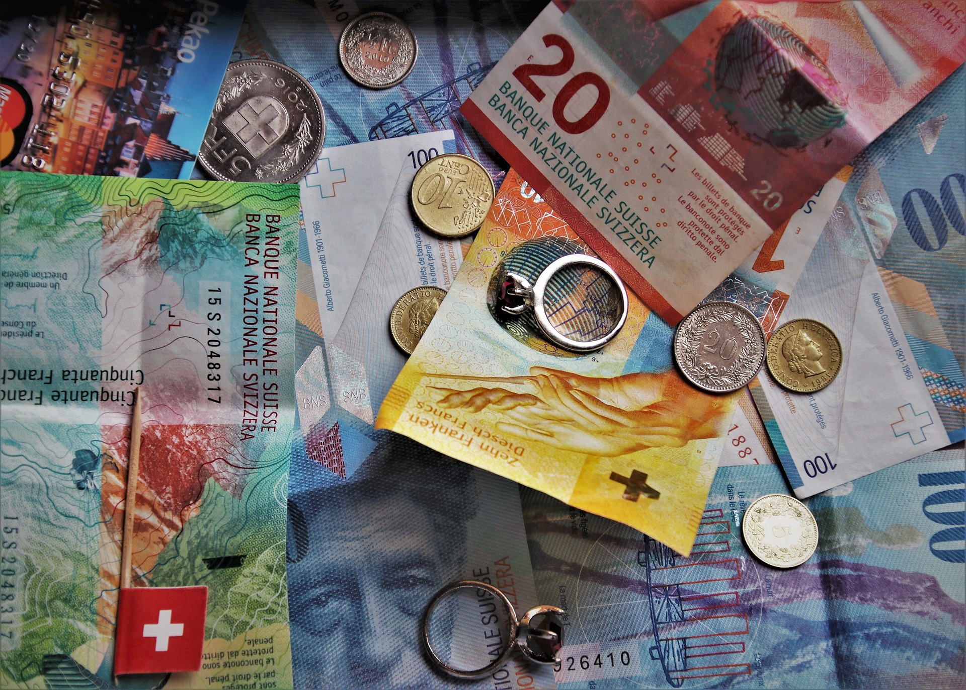 CHF Schweizer Franken – Geldscheine und Münzen der Schweizerischen Nationalbank, Schweiz