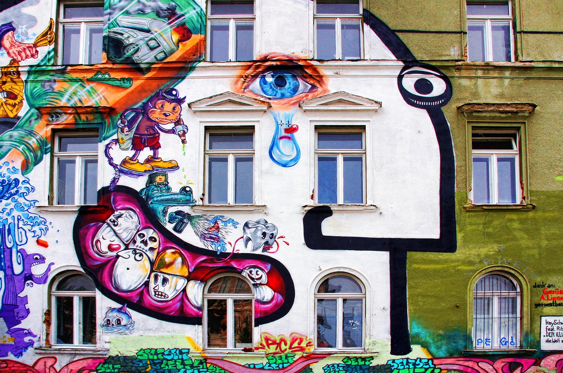 Straßenkunst Leipzig – Urbanes Mural im Graphischen Viertel, Sachsen