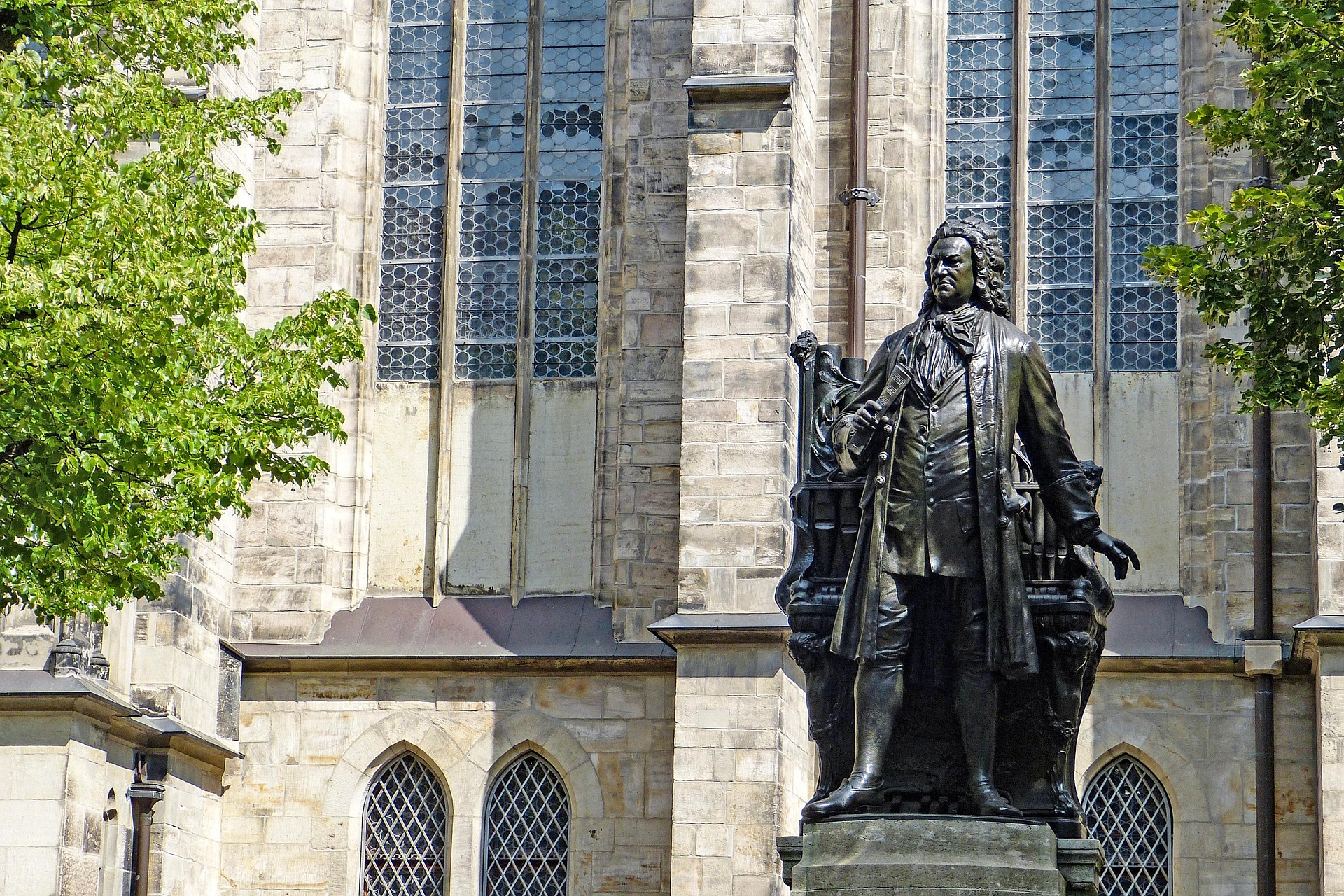 Altes Bachdenkmal Leipzig – Weltweit ältestes Bach-Denkmal nahe Thomaskirche, Sachsen