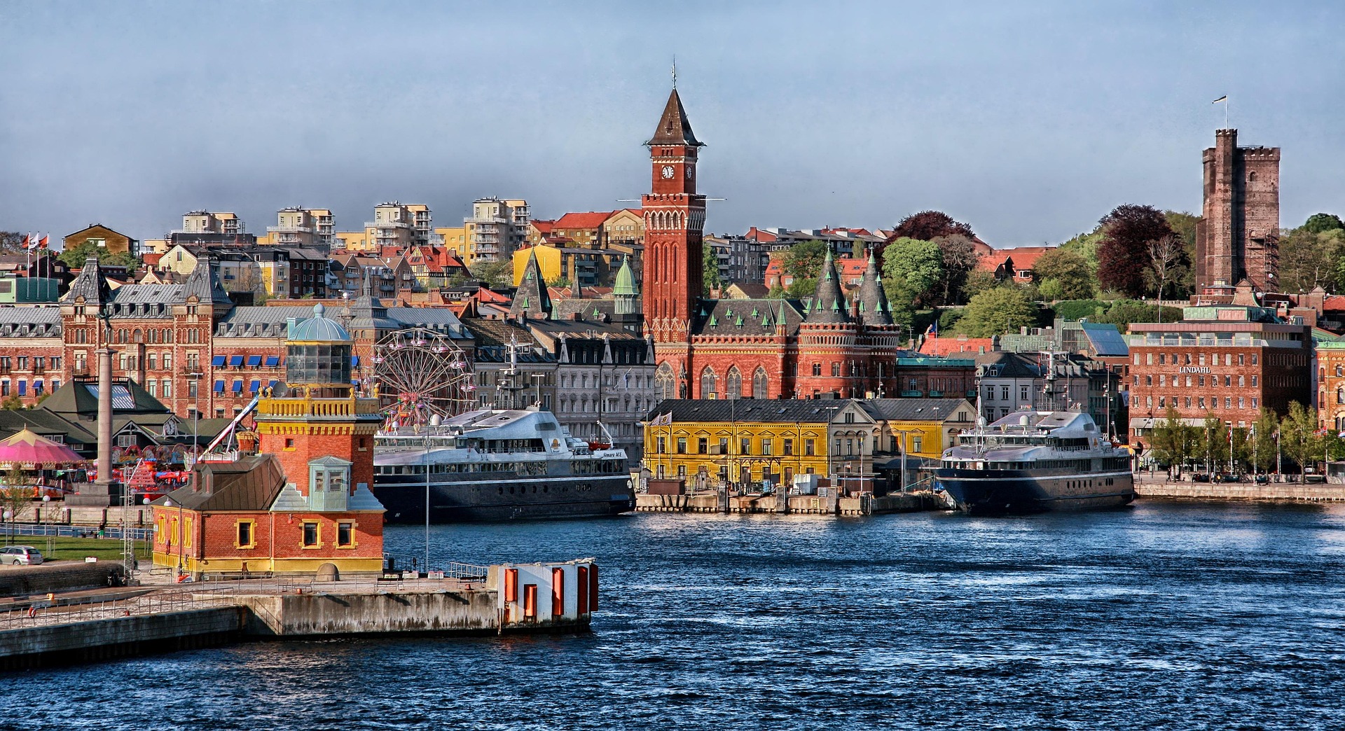 Panorama Kopenhagen – Blick über die Altstadt und Wasserwege, Dänemark