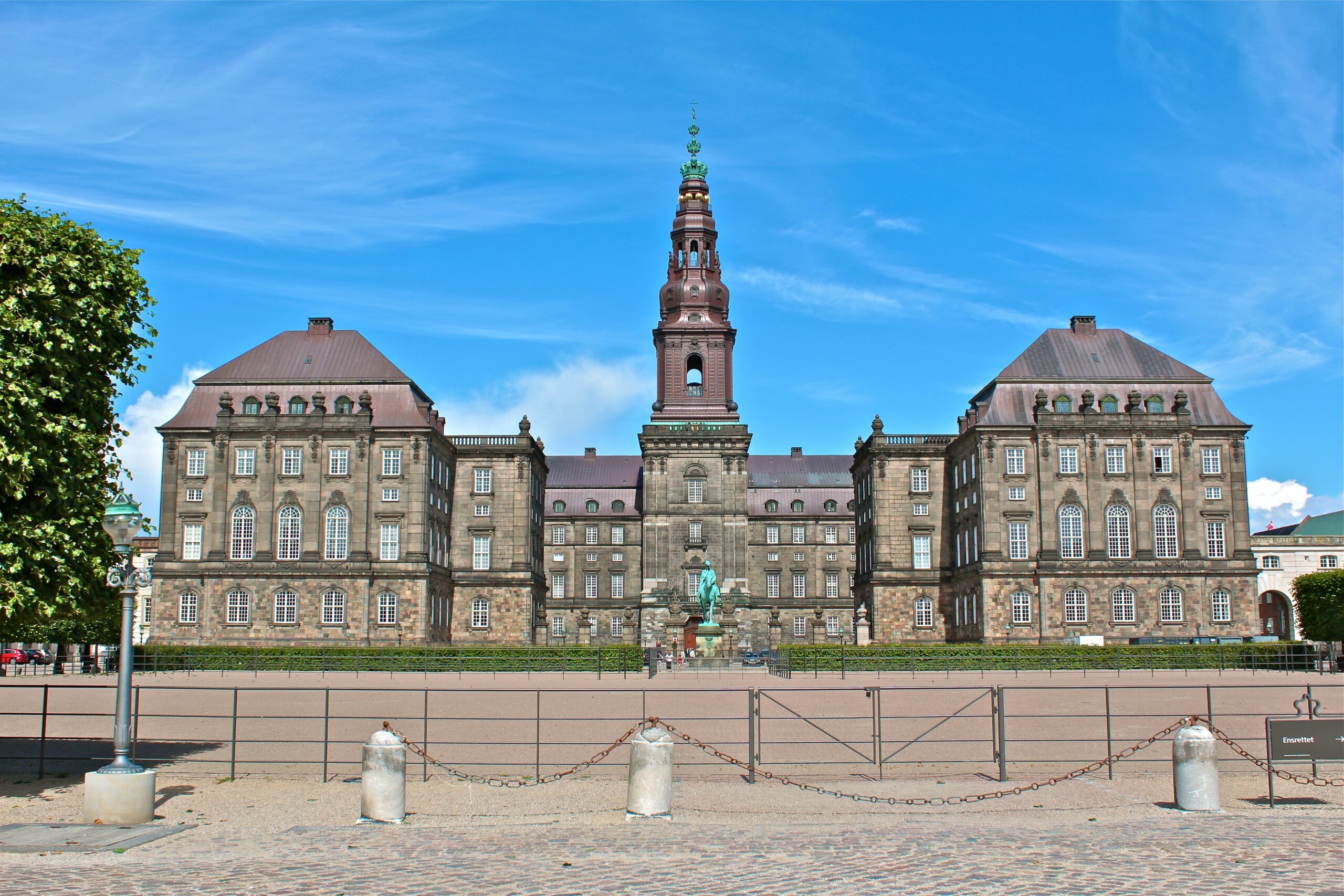 Christiansborg Palace – ehemaliges Königsschloss, heute Sitz des dänischen Parlaments, Kopenhagen, Dänemark