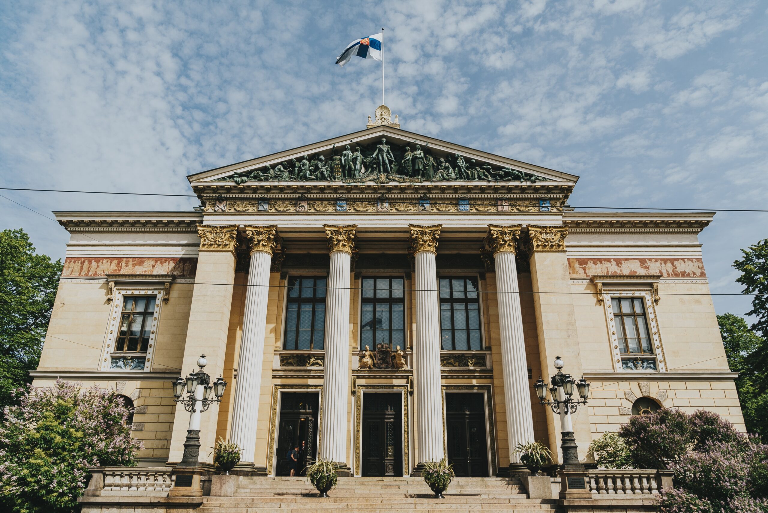 Säätytalo Helsinki – Historisches Ständehaus aus Stein, heute Sitz von Parlamentsausschüssen, Finnland